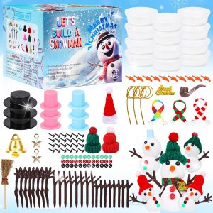 Christmas Snowman Craft Kit with Ornaments